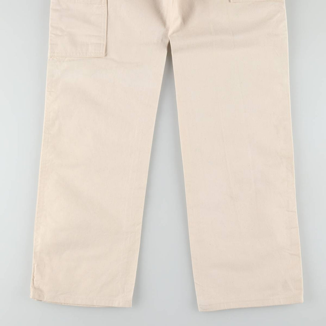 Dickies off-white painter pants, men's size W33 (approx.) cotton unbleached Vintage Second Hand