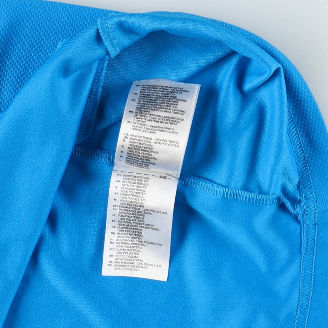 Adidas CLIMALITE Game Shirt, Women's Size L (approx.) polyester Blue type light blue Vintage Second Hand