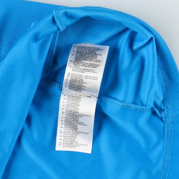 Adidas CLIMALITE Game Shirt, Women's Size L (approx.) polyester Blue type light blue Vintage Second Hand