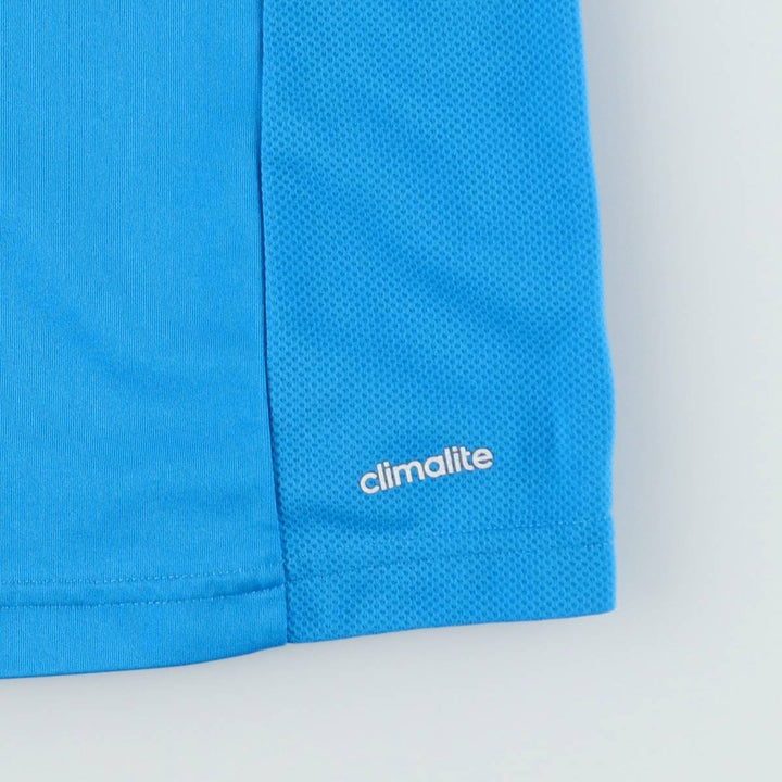 Adidas CLIMALITE Game Shirt, Women's Size L (approx.) polyester Blue type light blue Vintage Second Hand