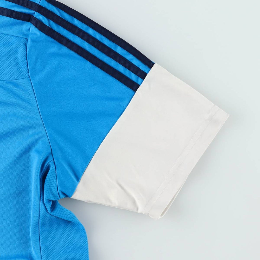 Adidas CLIMALITE Game Shirt, Women's Size L (approx.) polyester Blue type light blue Vintage Second Hand