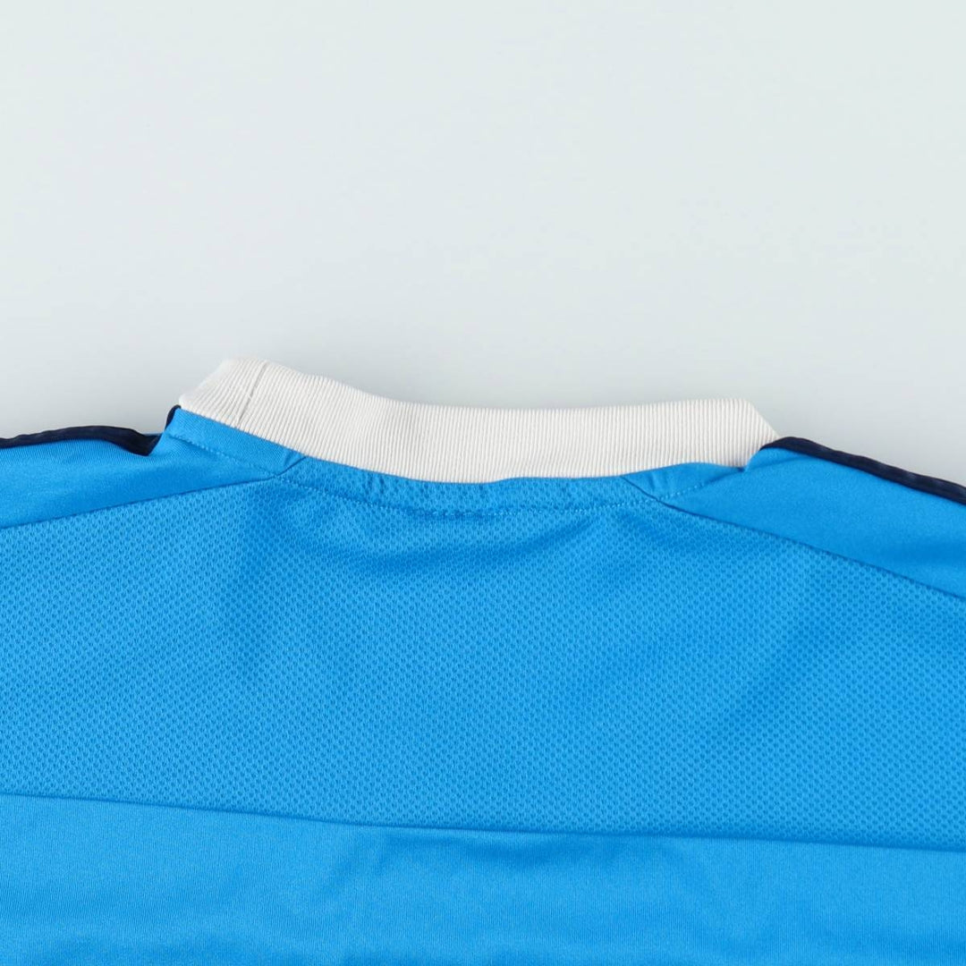 Adidas CLIMALITE Game Shirt, Women's Size L (approx.) polyester Blue type light blue Vintage Second Hand