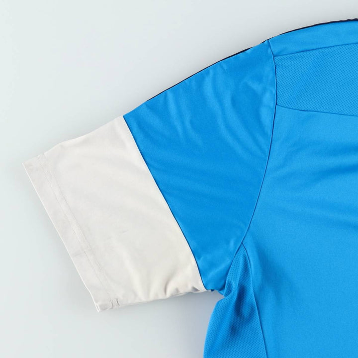 Adidas CLIMALITE Game Shirt, Women's Size L (approx.) polyester Blue type light blue Vintage Second Hand