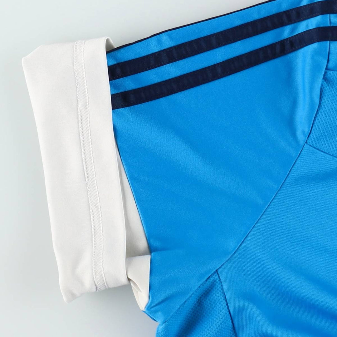 Adidas CLIMALITE Game Shirt, Women's Size L (approx.) polyester Blue type light blue Vintage Second Hand