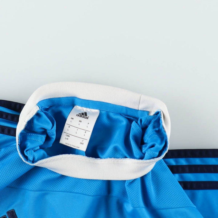 Adidas CLIMALITE Game Shirt, Women's Size L (approx.) polyester Blue type light blue Vintage Second Hand