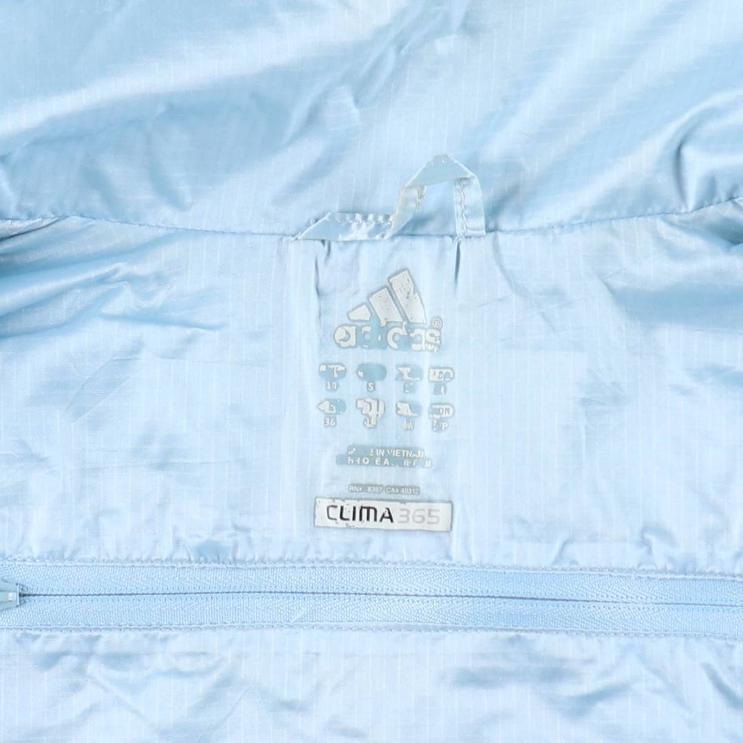 2000'S Adidas CLIMA365 Ripstop Windbreaker, Women's Size S (approx.) polyester Blue type light blue Vintage Second Hand