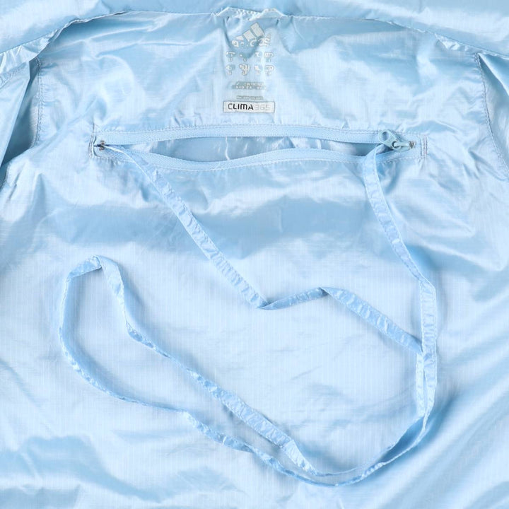 2000'S Adidas CLIMA365 Ripstop Windbreaker, Women's Size S (approx.) polyester Blue type light blue Vintage Second Hand