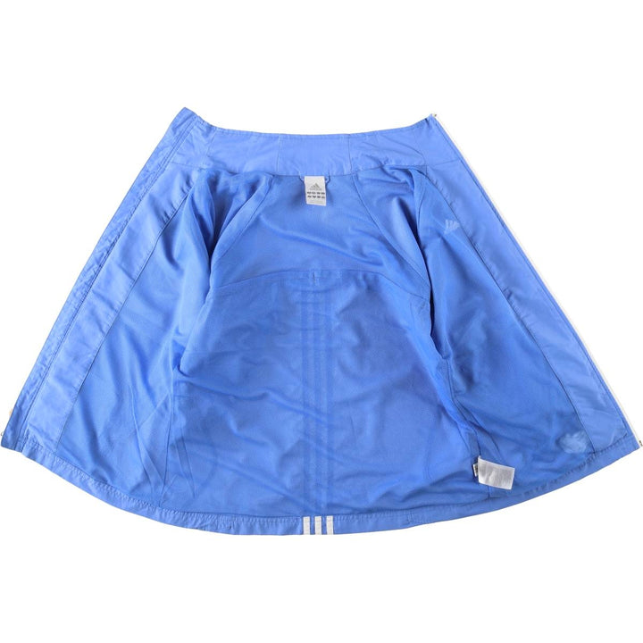 Adidas windbreaker, women's size M (approx.) polyester blue type Vintage Second Hand