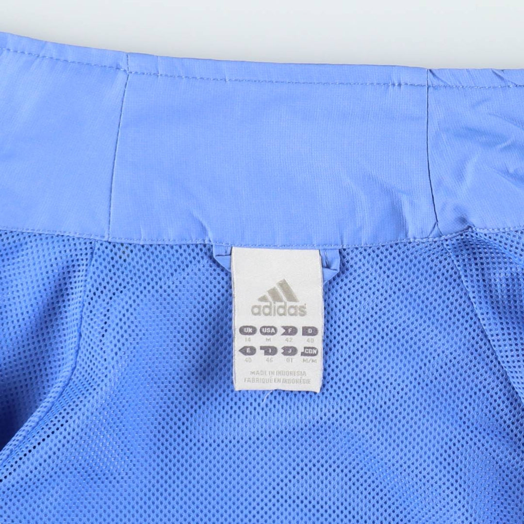 Adidas windbreaker, women's size M (approx.) polyester blue type Vintage Second Hand
