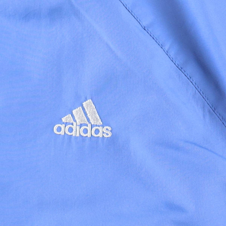 Adidas windbreaker, women's size M (approx.) polyester blue type Vintage Second Hand