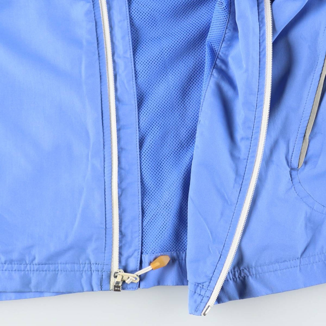 Adidas windbreaker, women's size M (approx.) polyester blue type Vintage Second Hand
