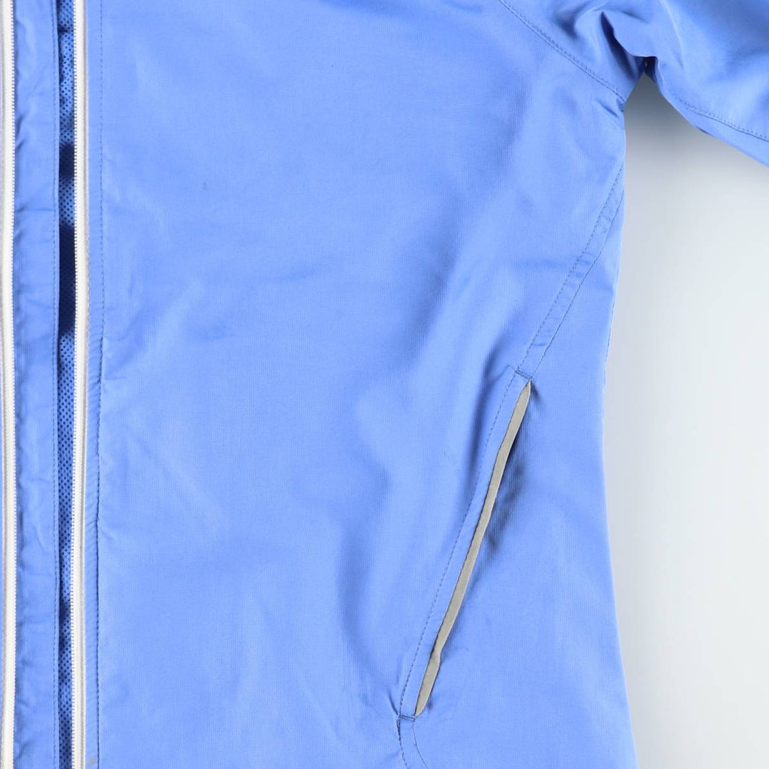 Adidas windbreaker, women's size M (approx.) polyester blue type Vintage Second Hand