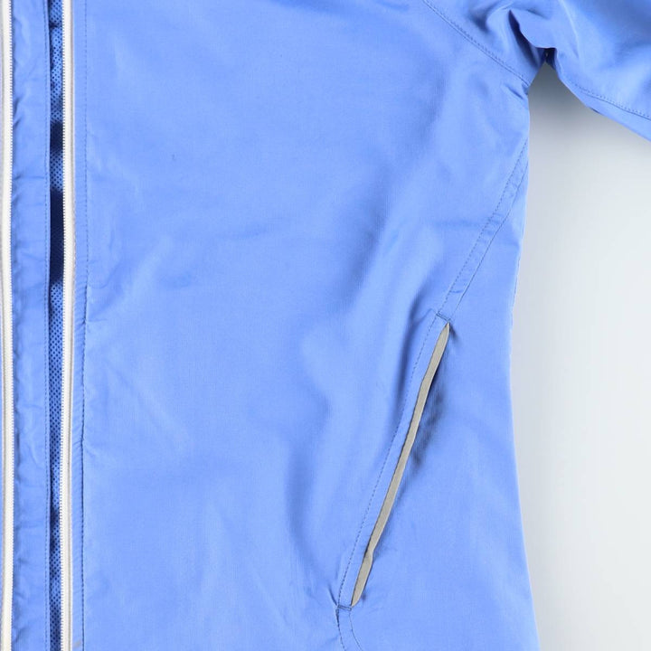 Adidas windbreaker, women's size M (approx.) polyester blue type Vintage Second Hand