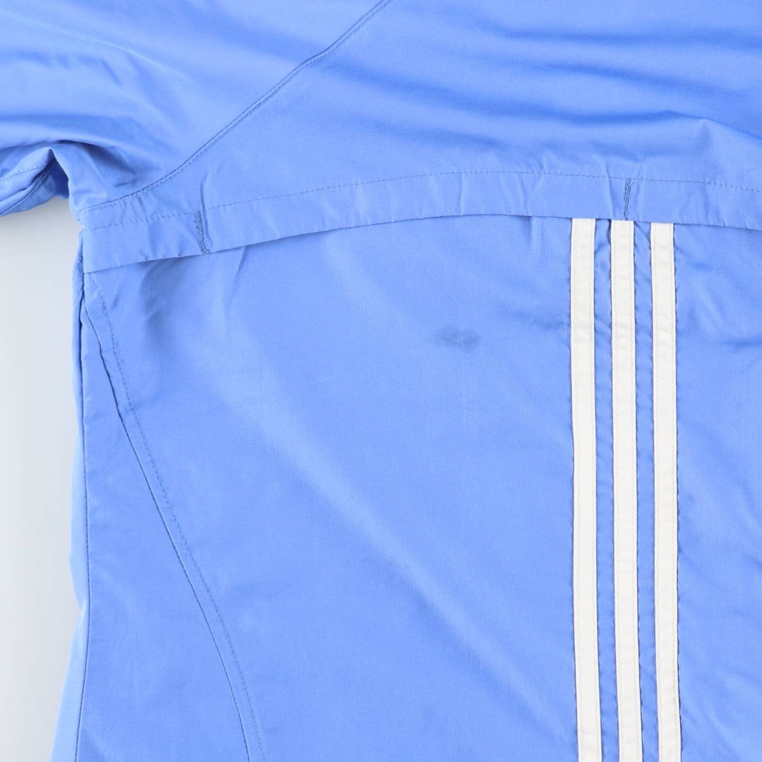 Adidas windbreaker, women's size M (approx.) polyester blue type Vintage Second Hand