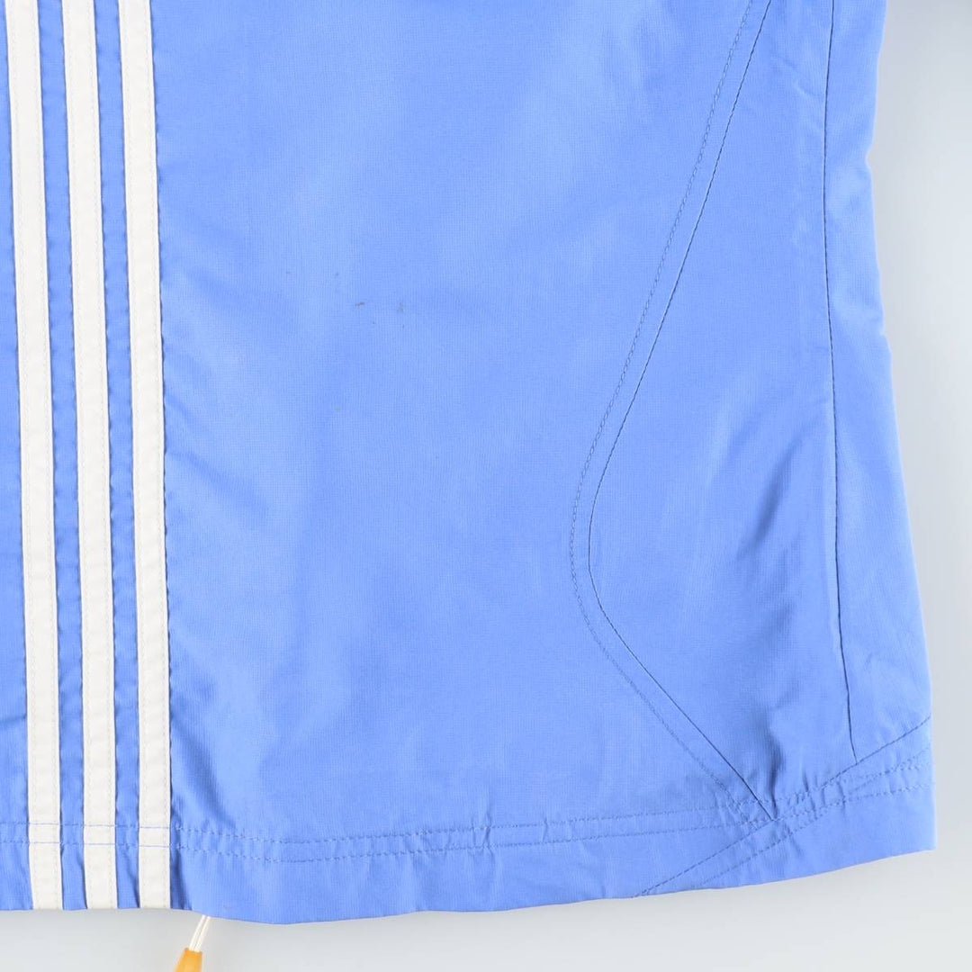 Adidas windbreaker, women's size M (approx.) polyester blue type Vintage Second Hand