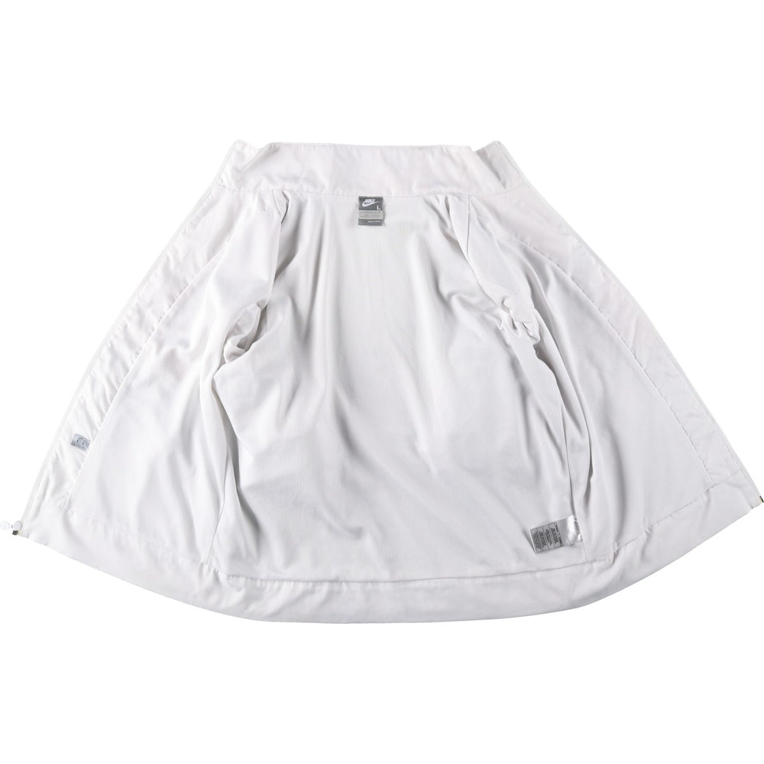 Nike Windbreaker Women's M size polyester white type Vintage Second Hand