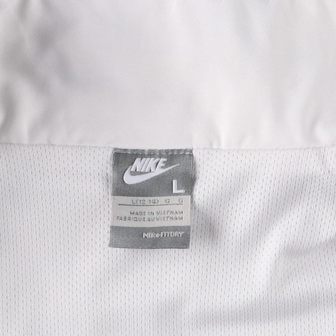 Nike Windbreaker Women's M size polyester white type Vintage Second Hand