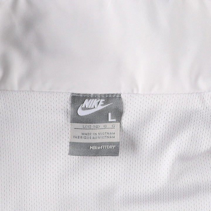 Nike Windbreaker Women's M size polyester white type Vintage Second Hand