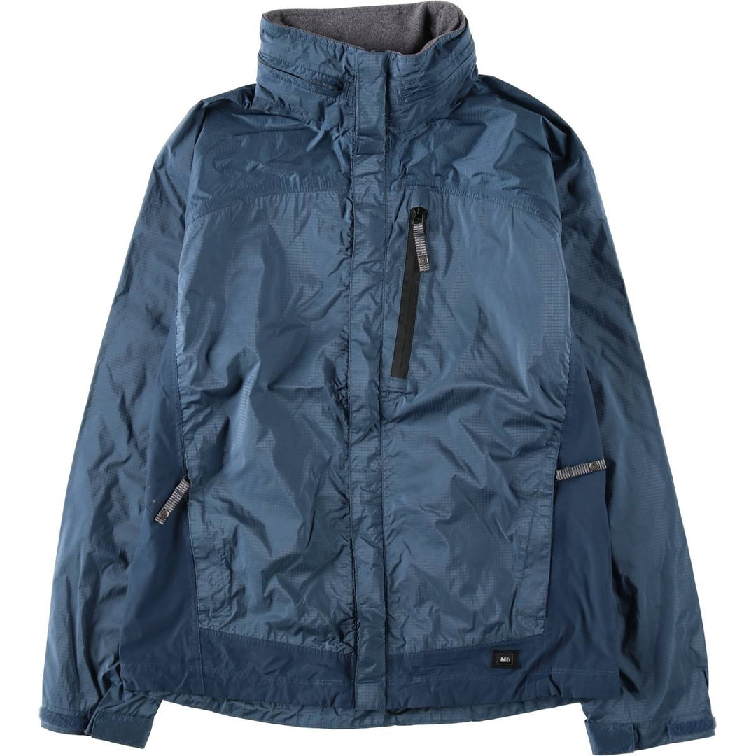 REI Mountain Jacket Shell Jacket Women's Size M Nylon Navy blue Vintage Second Hand