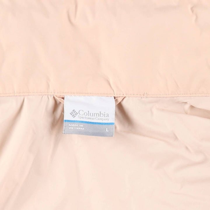 Columbia Packable Mountain Jacket Shell Jacket, Women's Size L (approx.) Nylon coral Vintage Second Hand