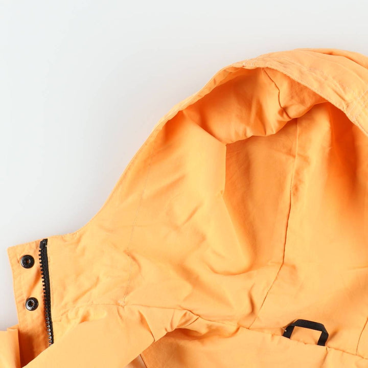 Eddie Bauer Mountain Parka Shell Jacket, Women's Size M (approx.) Nylon orange type Vintage Second Hand