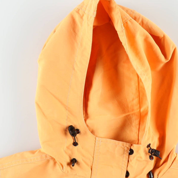 Eddie Bauer Mountain Parka Shell Jacket, Women's Size M (approx.) Nylon orange type Vintage Second Hand