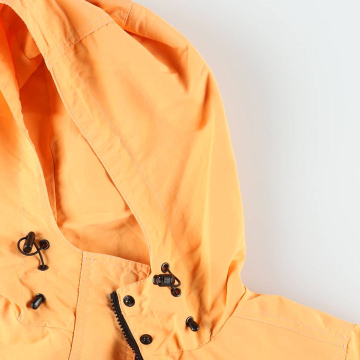 Eddie Bauer Mountain Parka Shell Jacket, Women's Size M (approx.) Nylon orange type Vintage Second Hand