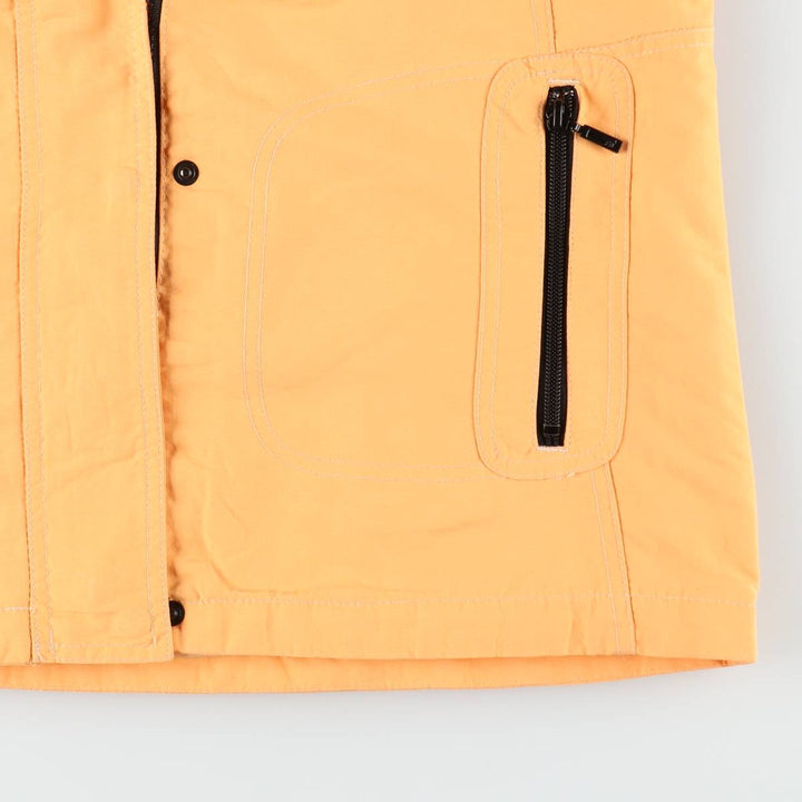 Eddie Bauer Mountain Parka Shell Jacket, Women's Size M (approx.) Nylon orange type Vintage Second Hand