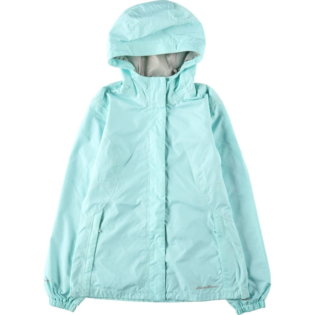 Eddie Bauer Mountain Parka Shell Jacket, Women's Size XS polyester Blue type light blue Vintage Second Hand
