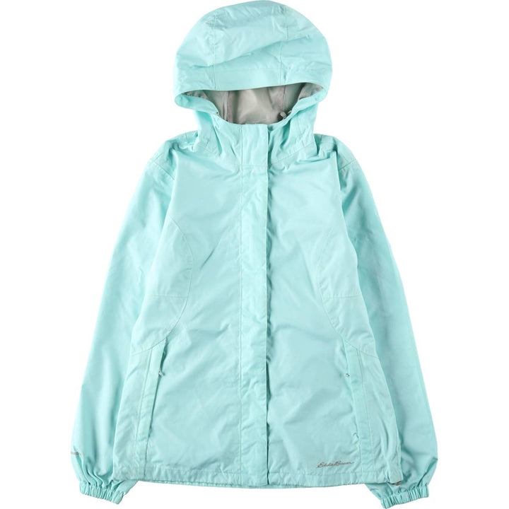 Eddie Bauer Mountain Parka Shell Jacket, Women's Size XS polyester Blue type light blue Vintage Second Hand