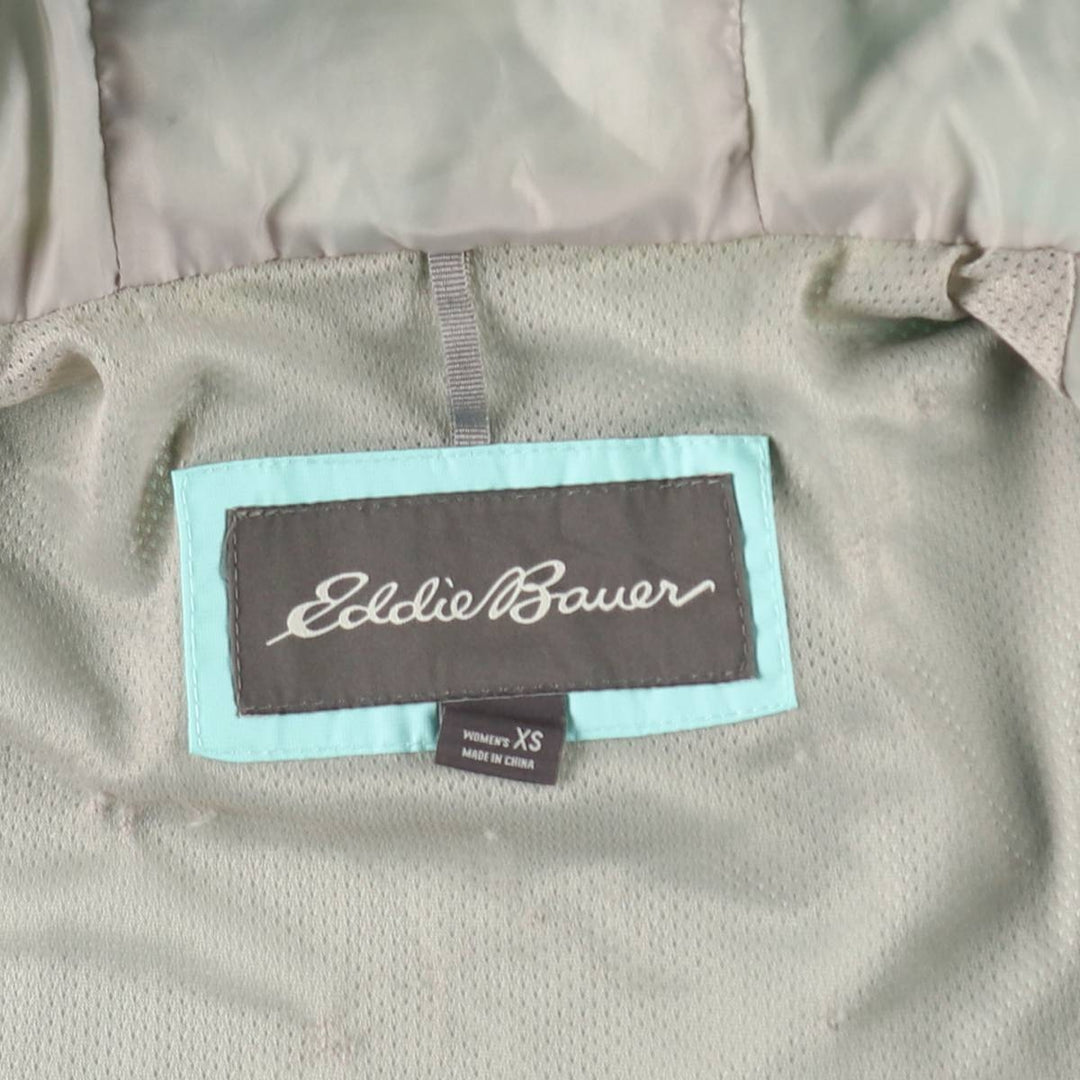 Eddie Bauer Mountain Parka Shell Jacket, Women's Size XS polyester Blue type light blue Vintage Second Hand