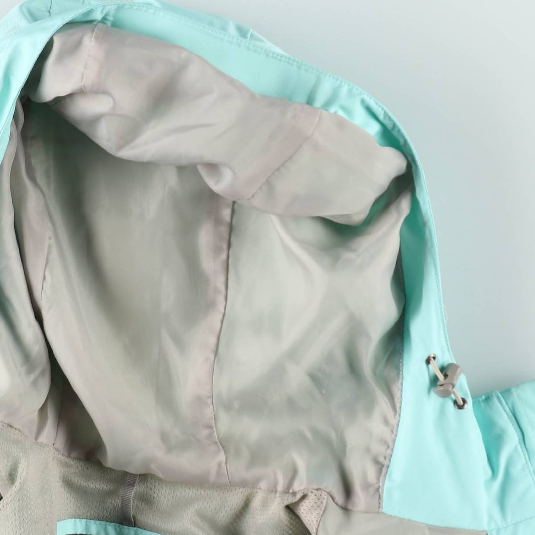 Eddie Bauer Mountain Parka Shell Jacket, Women's Size XS polyester Blue type light blue Vintage Second Hand