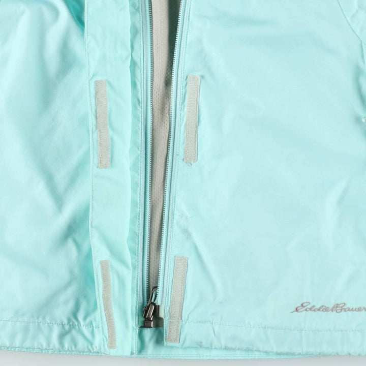 Eddie Bauer Mountain Parka Shell Jacket, Women's Size XS polyester Blue type light blue Vintage Second Hand