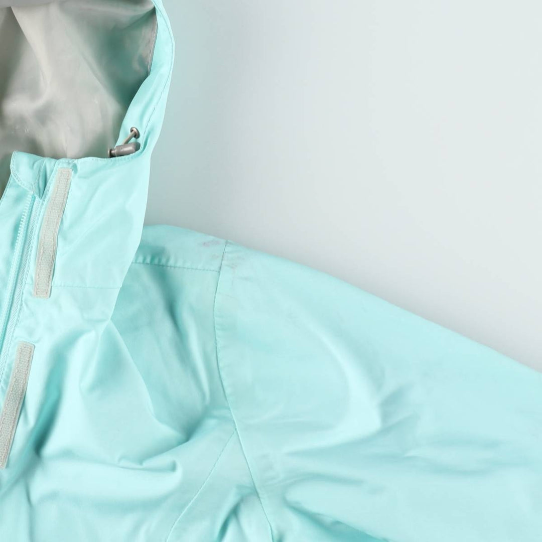 Eddie Bauer Mountain Parka Shell Jacket, Women's Size XS polyester Blue type light blue Vintage Second Hand