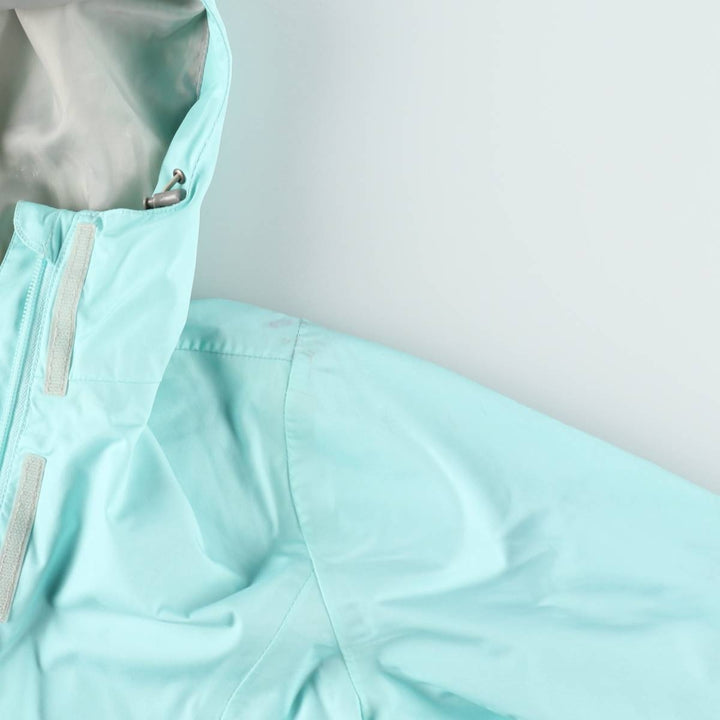 Eddie Bauer Mountain Parka Shell Jacket, Women's Size XS polyester Blue type light blue Vintage Second Hand