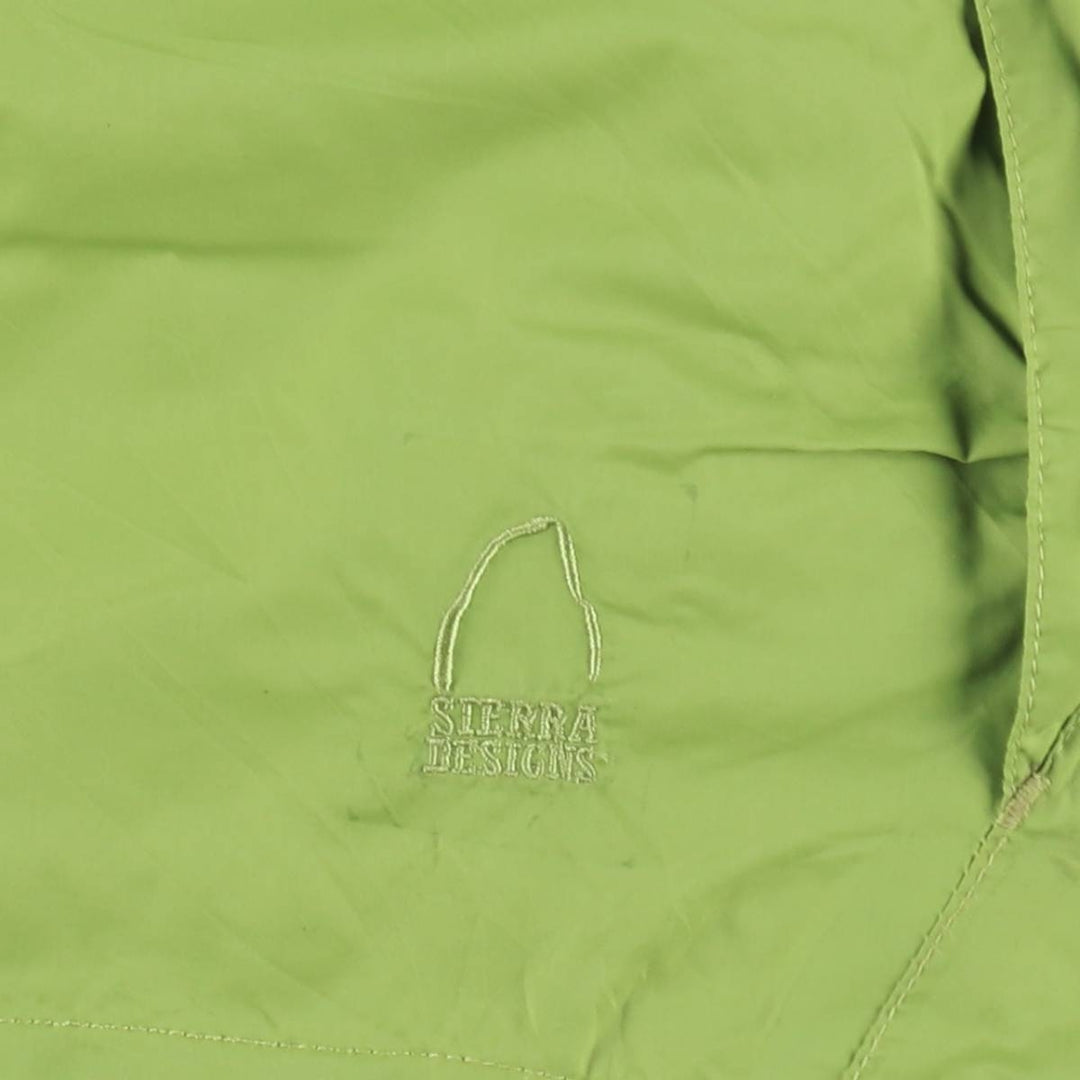 Sierra Designs Mountain Parka Shell Jacket, Women's Size L (approx.) Nylon green type yellow green Vintage Second Hand
