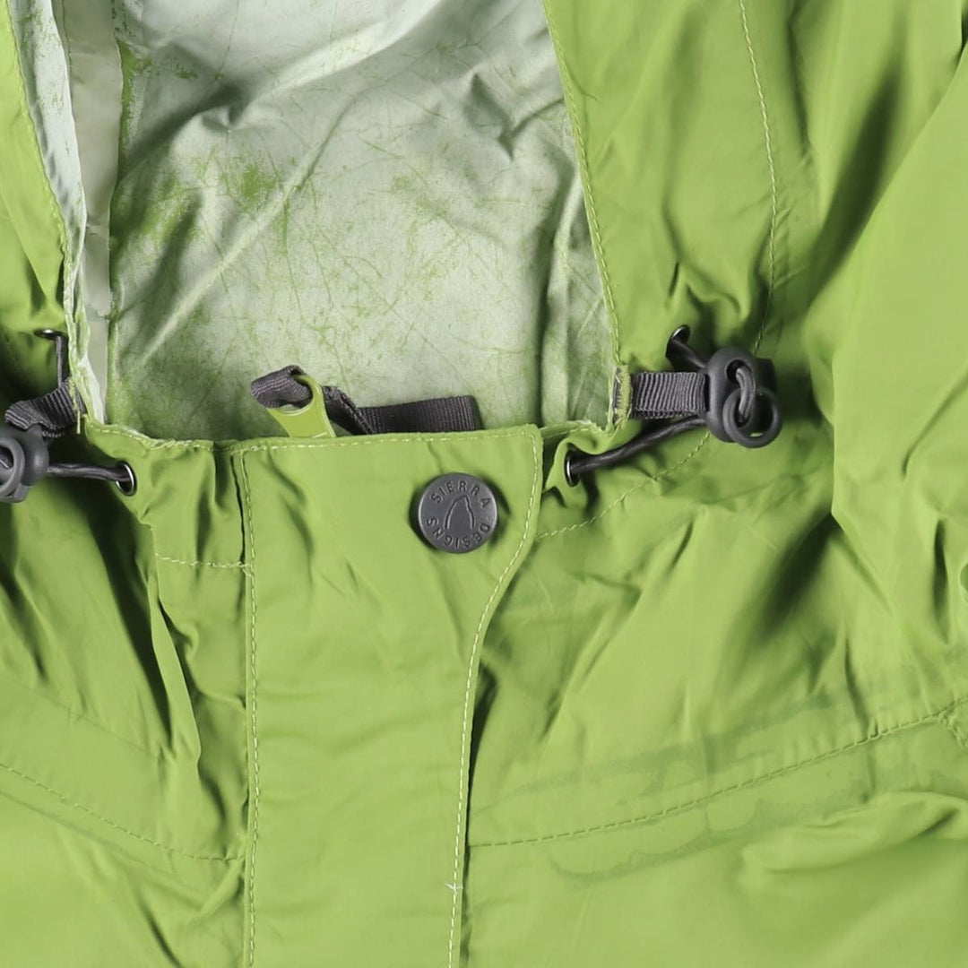 Sierra Designs Mountain Parka Shell Jacket, Women's Size L (approx.) Nylon green type yellow green Vintage Second Hand