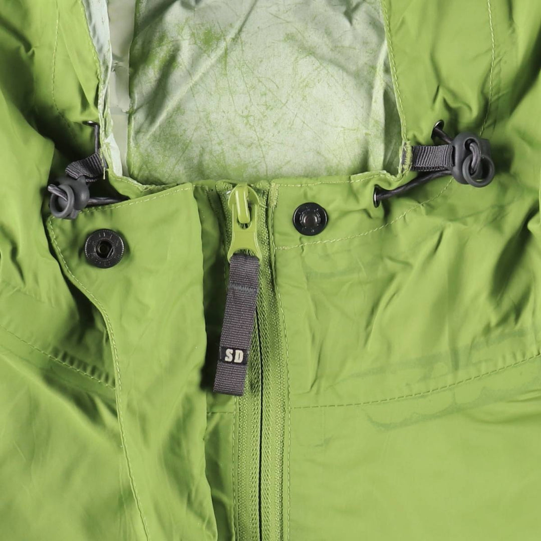 Sierra Designs Mountain Parka Shell Jacket, Women's Size L (approx.) Nylon green type yellow green Vintage Second Hand