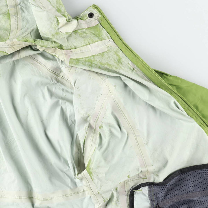 Sierra Designs Mountain Parka Shell Jacket, Women's Size L (approx.) Nylon green type yellow green Vintage Second Hand