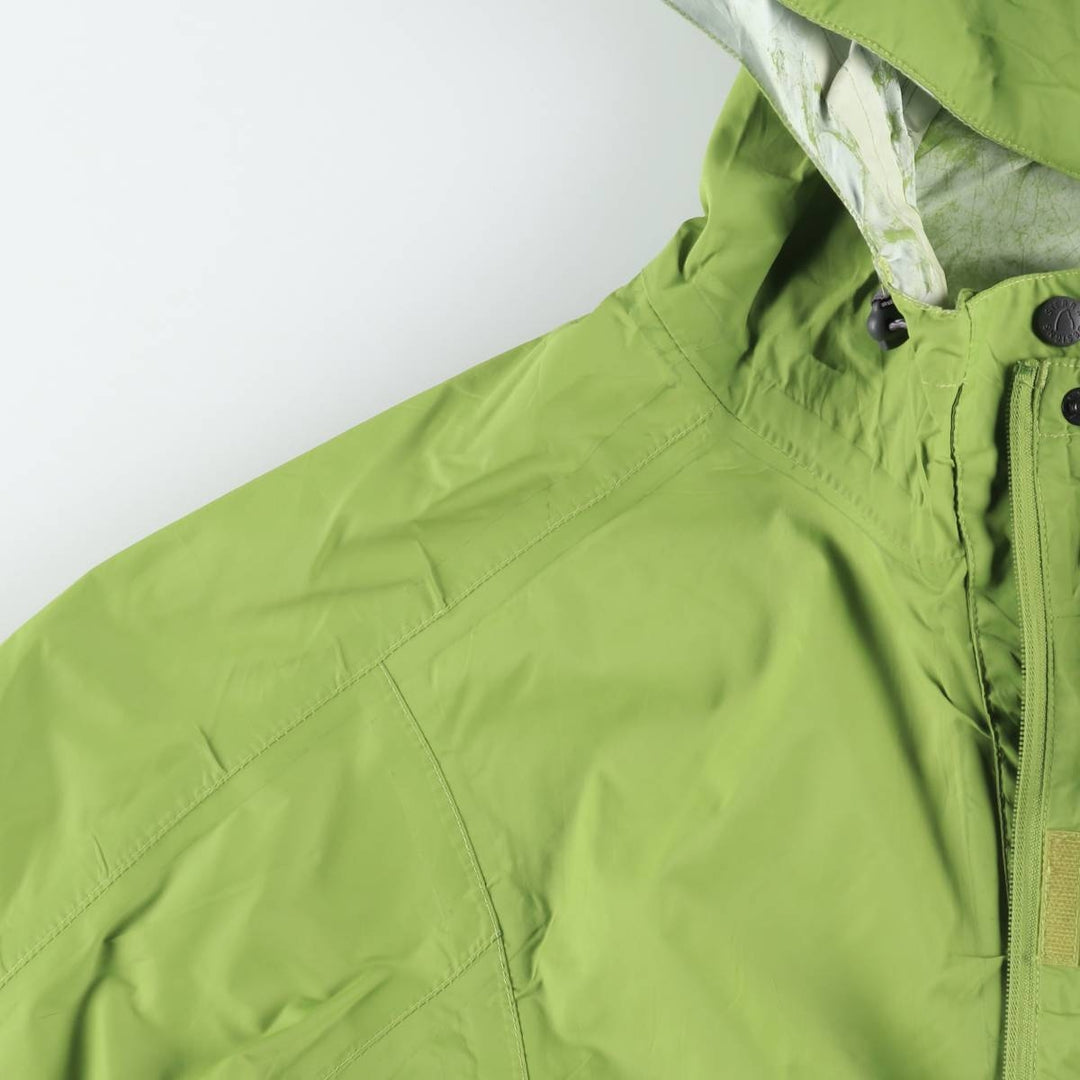 Sierra Designs Mountain Parka Shell Jacket, Women's Size L (approx.) Nylon green type yellow green Vintage Second Hand