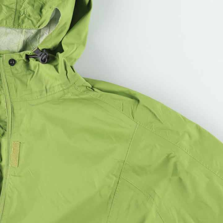 Sierra Designs Mountain Parka Shell Jacket, Women's Size L (approx.) Nylon green type yellow green Vintage Second Hand