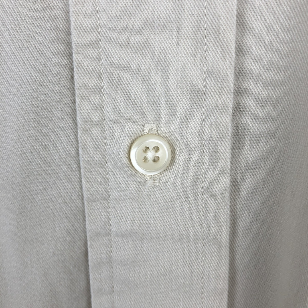 Ralph Lauren BLAKE short sleeve button down shirt, men's size L cotton Beige type Vintage Second Hand