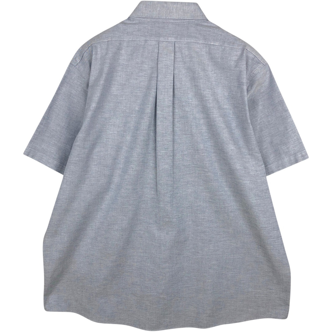 Brooks Brothers 1818 Regular Short-Sleeve Button-Down Shirt, Men's Size XL (equivalent) cotton blue type Vintage Second Hand