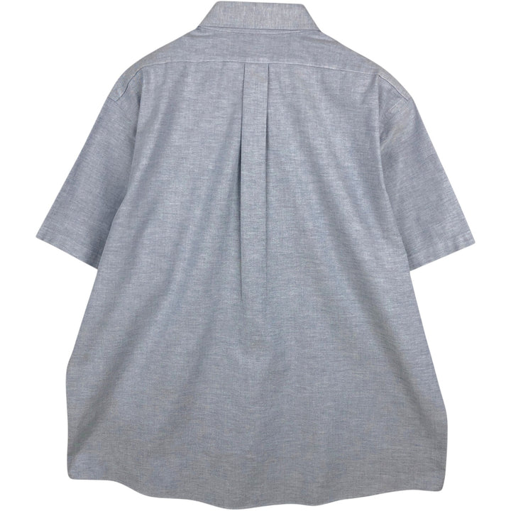 Brooks Brothers 1818 Regular Short-Sleeve Button-Down Shirt, Men's Size XL (equivalent) cotton blue type Vintage Second Hand