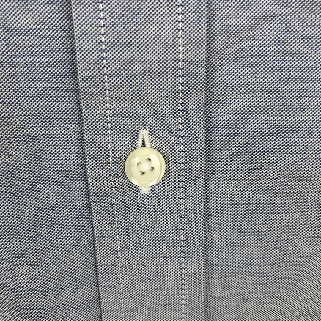 Brooks Brothers 1818 Regular Short-Sleeve Button-Down Shirt, Men's Size XL (equivalent) cotton blue type Vintage Second Hand