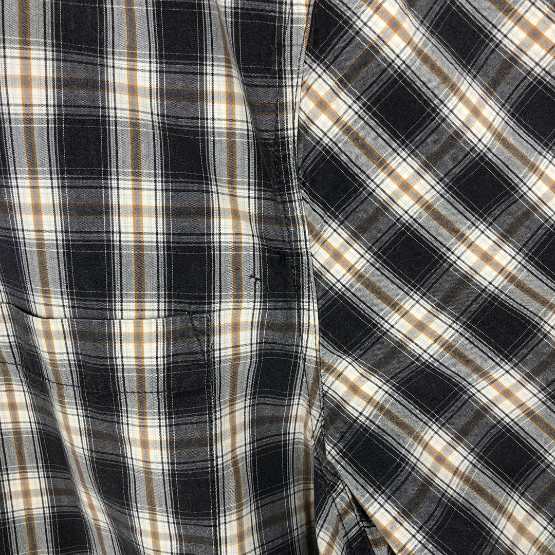 Carhartt RELAXED FIT Check Pattern Short Sleeve Work Shirt Men's XL cotton gray type Vintage Second Hand