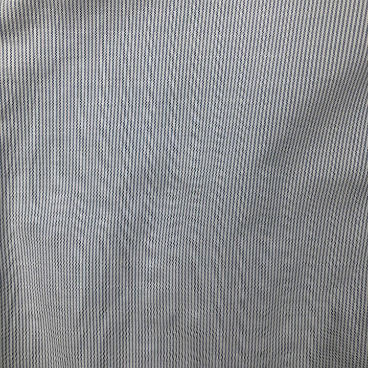 Brooks Brothers 1818 Short Sleeve Button Down Striped Shirt, Men's Size L cotton Blue type light blue Vintage Second Hand