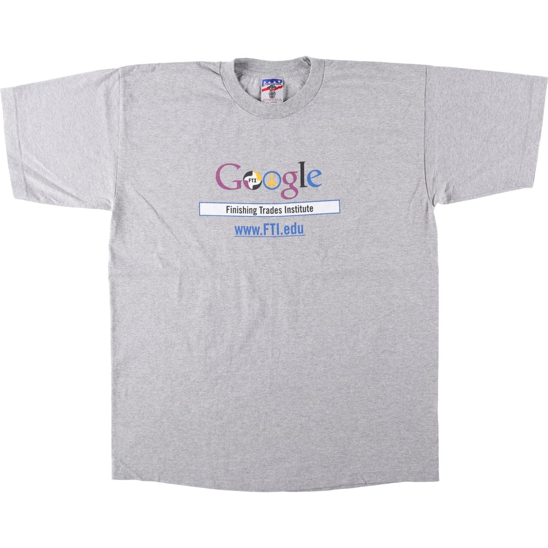 90s-00'S UNION MADE FINISHING TRADES INSTITUTE OF THE MID-ATLANTIC REG Advertising T-shirt, Made in USA, Men's XL equivalent. cotton gray type Vintage Second Hand