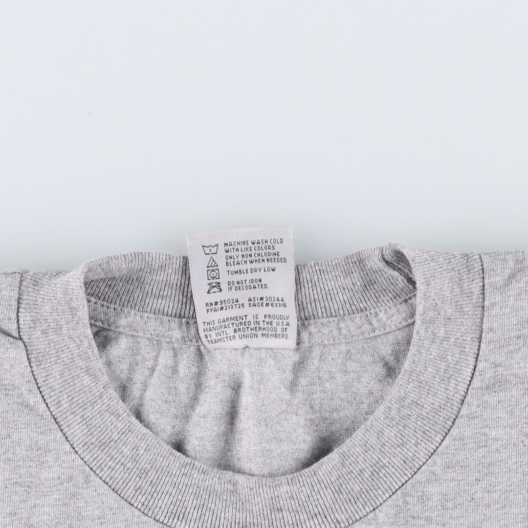 90s-00'S UNION MADE FINISHING TRADES INSTITUTE OF THE MID-ATLANTIC REG Advertising T-shirt, Made in USA, Men's XL equivalent. cotton gray type Vintage Second Hand