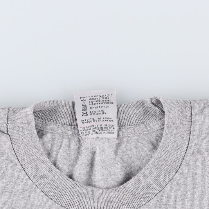90s-00'S UNION MADE FINISHING TRADES INSTITUTE OF THE MID-ATLANTIC REG Advertising T-shirt, Made in USA, Men's XL equivalent. cotton gray type Vintage Second Hand